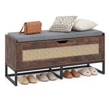COSTWAY Rattan Storage Chest