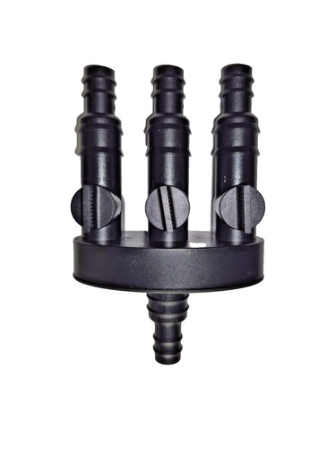 Way splitter 3 - 3, 1/2"
