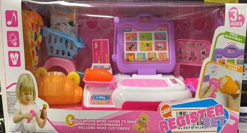 Toy cash register kids role - register,
