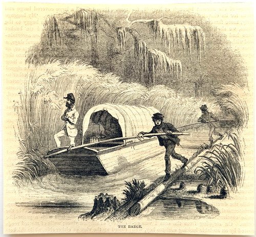 1856 swamp barge river - swamp,