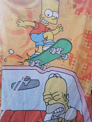 Simpsons vintage bedcover - simpsons,