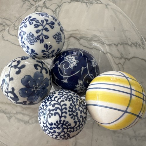 Lot decorative blue - lot, 5