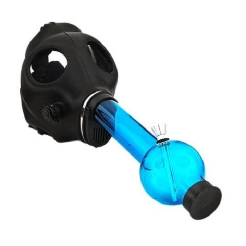 Gas mask bong adjustable - gas,