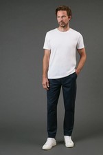 Maine Mid Blue Chinos Mens