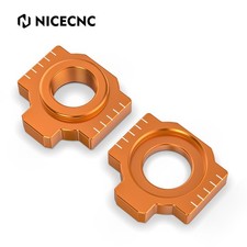 NICECNC Axle Blocks Chain Adjuster Swingarm Slider For KTM 1190 RC8 RC8R 08-15