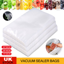200PCS Vacuum Sealer Food Storage Bags Textured Strong Pouches Seal Embossed Vac
