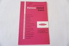 1961 Famous Named Trains on Western Region Timetable Pullman Torbay Red Dragon