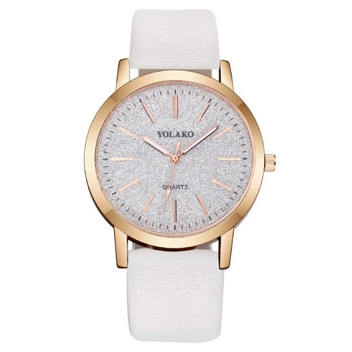 Unisex leather quartz watch - unisex,