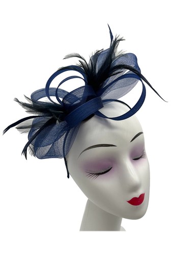 Loop bow fascinator with - bow,