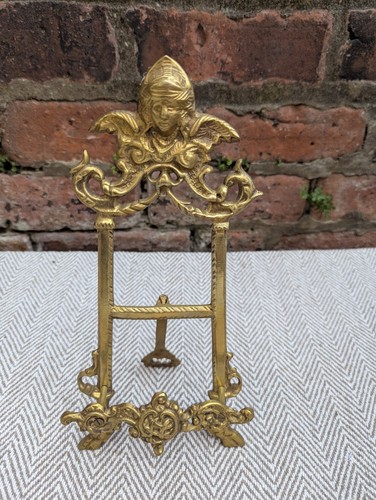 Vintage victorian brass table - brass,