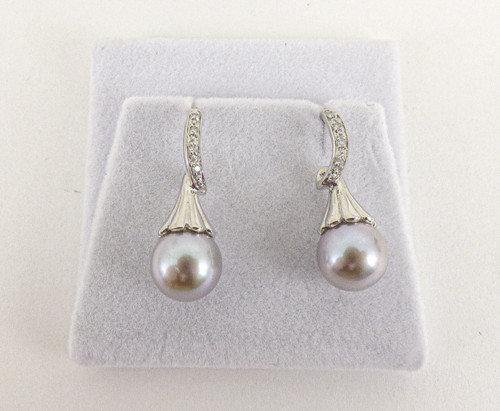 9ct white gold pearl - 9ct,