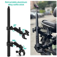 Motorcycle Bicycle Double Head Clamp Clip Bracket Mount Holder for GoPro Camera