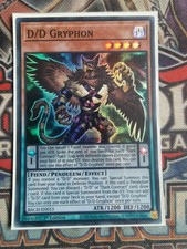 D/D Gryphon BACH-EN013 Super Rare Near Mint 1st Edition Yugioh