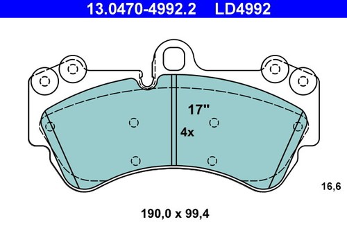 Brake pad set - brake, set,