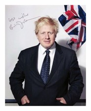BORIS JOHNSON  AUTOGRAPH