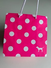 Pink Victoria's Secret Empty Gift Bag. 20cm-20cm-10cm