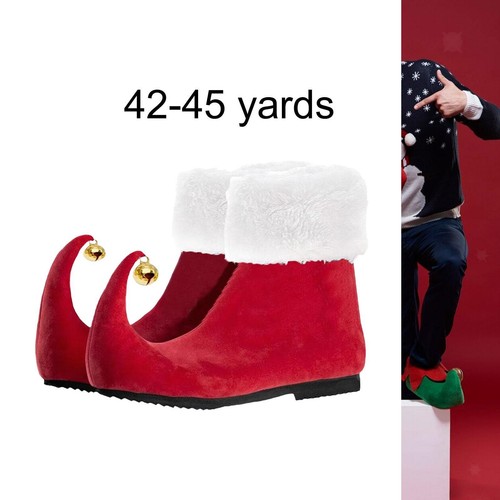 Red elf shoes santa - elf,