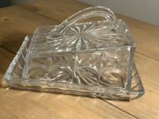 Vintage Heavy Pressed Glass