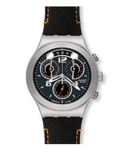 SWATCH IRONY CHRONO/ FINE STEEL. Official Code: YCS514. Brand New In Box