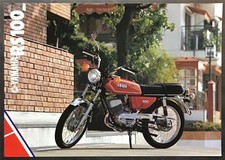 YAMAHA RS100 Motorcycle Sales Specification Leaflet c1981 #LIT-3MC-0107555-81E