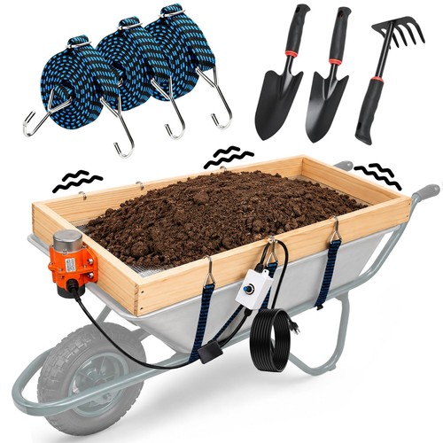Large soil sifter with 40w - sifter,