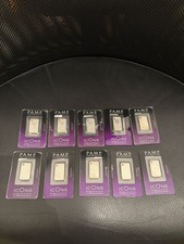 PAMP Suisse ICONS 10g Cobra Skin Silver Pendant 999 Silver Rare Scarce