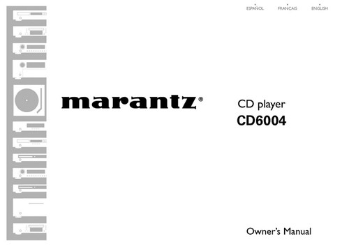 Marantz cd6004 player - cd6004, cd