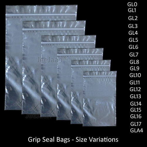 Grip seal bags - seal,