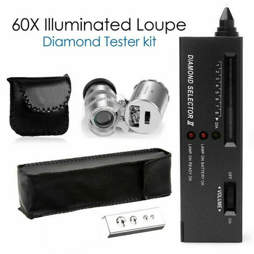 Gold silver diamond - diamond, tester
