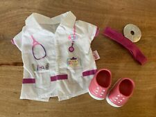 Zapf Baby Born Doll DOCTOR NURSE Accessories with Pink Baby Annabell Shoes