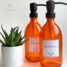 Soap dispenser bottle orange - bottle,,