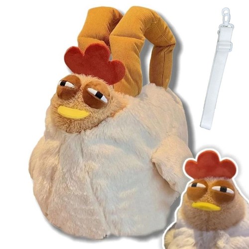 Funny chicken plush - chicken, women