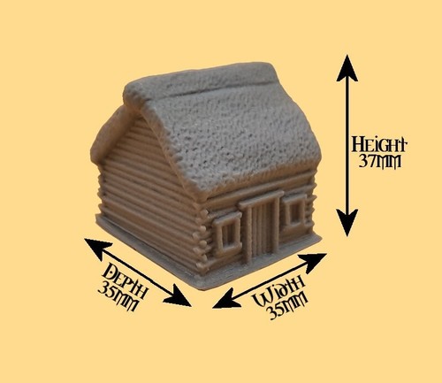 10mm scale model log - 10mm,