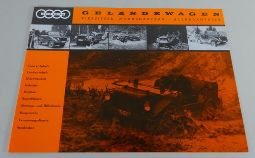 Brochure auto union dkw munga - dkw,