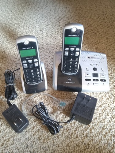Motorola 8ghz dual cordless - motorola,
