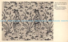 R175432 Persian Altar Frontal. Velvet pile on cloth of gold. Early 17th Century.