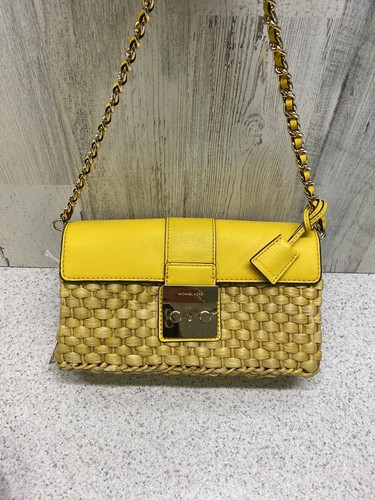 Michael kors mustard woven - michael,