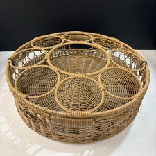 Boho Wicker Drink Server