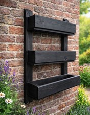 Wooden vertical garden planter - garden,
