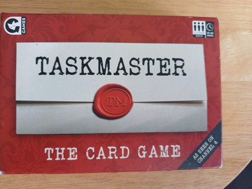 Taskmaster card game new - game.,