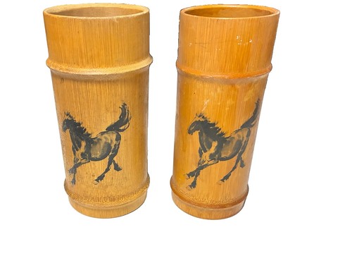 Vintage asian hand painted - asian,