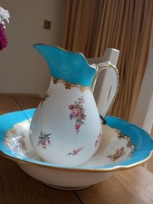 Staffordshire Porcelain 'Rococo Revival' c.1870 blue and white floral