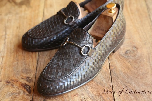 Russell bromley brown woven - &,
