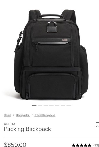 Tumi alpha packing backpack - tumi, 3