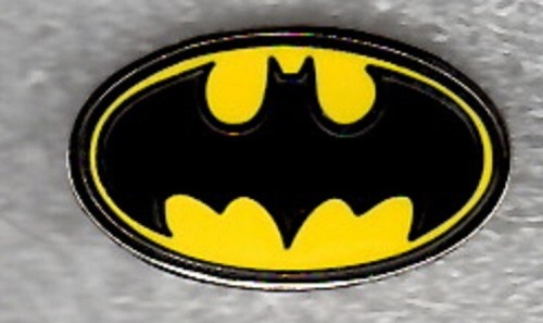 Batman logo pin badge - ., version