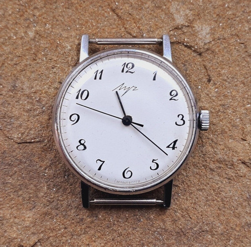 Vintage luch ultra thin watch - vintage,