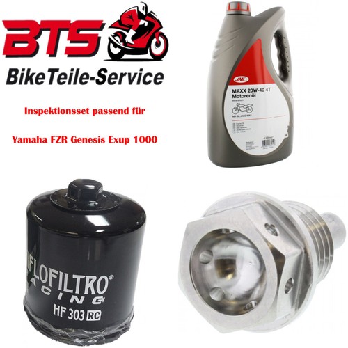 Set oil filter drain plug - 4l,