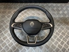 19-25 RENAULT CLIO MK5 MULTIFUNCTION LEATHER STEERING WHEEL WITH AIRBAG