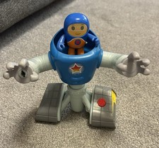 Go Jetters G.O Giant Robot with Kyan Figure Tv Toy CBeebies Fisher Price