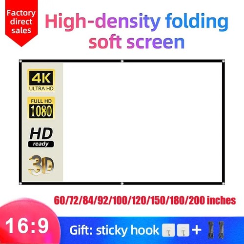 150 projector screen hd - 60"-150",